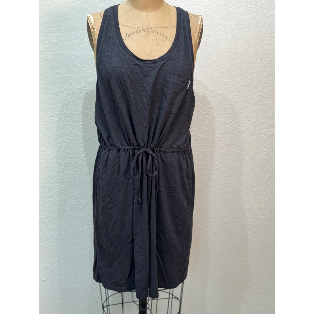 Magellan Women Drawstring Sleeveless Dress XL Grey‎ Moisture Wicking NWT